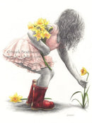 Rosebud Limited Edition - Flower Girl By Mark Braithwaite
