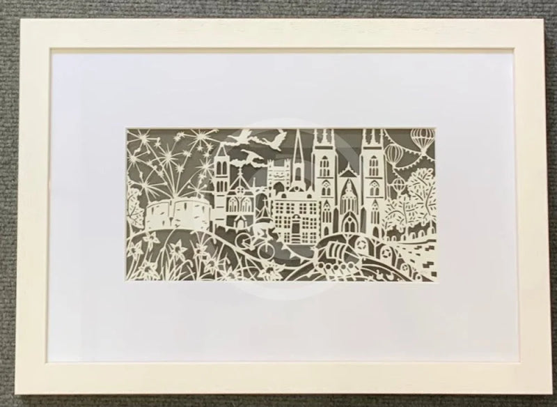 Rough Guide to York by Anna Cook White Frame 