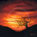 Sanguine Sunset, The Lonely Tree by Mark Braithwaite