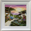 Scenic Ride ORIGINAL by Caroline Deighton Framed