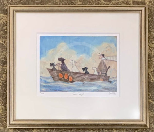 Sea Dogs by Sam Toft - Framed Limited Edition SECONDARY MARKET
