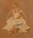 Seated Ballerina Original By Kay Boyce Oiro £3500