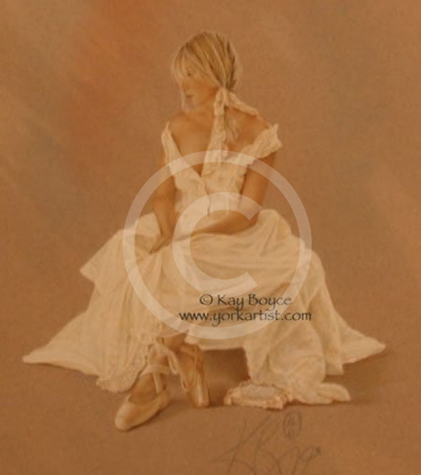 Seated Ballerina Original By Kay Boyce Oiro £3500