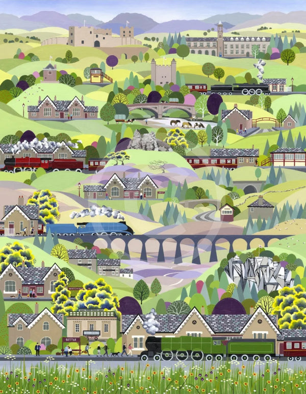 Settle - Carlisle Railway by Linda Mellin