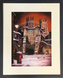 Silent Night, Bootham Bar by Mark Braithwaite framed
