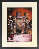 Silent Night, Bootham Bar by Mark Braithwaite framed