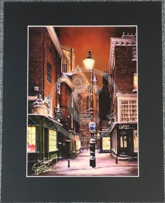 Silent Night, Minster Gates by Mark Braithwaite