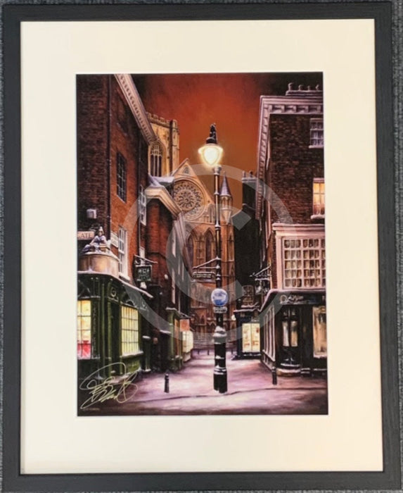 Silent Night Minster Gates By Mark Braithwaite