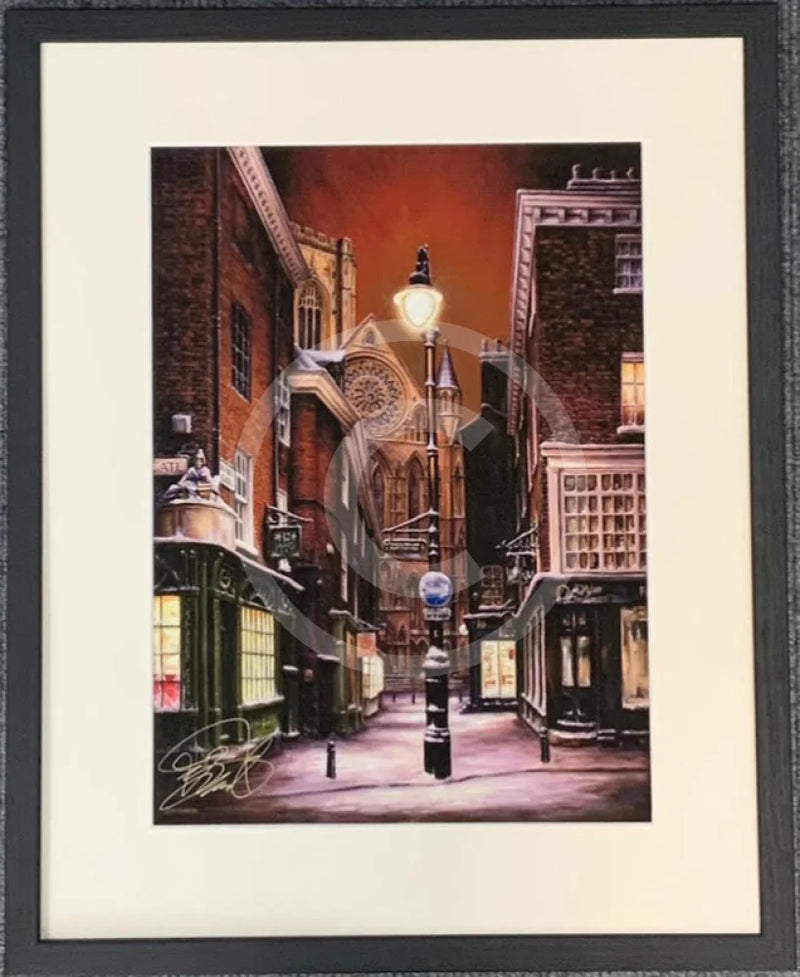 Silent Night Minster Gates By Mark Braithwaite