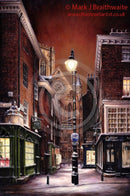 Silent Night Minster Gates By Mark Braithwaite - Canvas