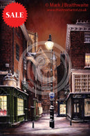 Silent Night Minster Gates By Mark Braithwaite - Canvas