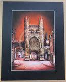 Silent Night, Monk Bar by Mark Braithwaite - black mount