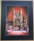 Silent Night, Monk Bar by Mark Braithwaite - black mount