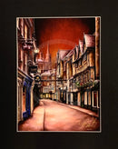 Silent Night, Stonegate by Mark Braithwaite, Giclée on Paper Black Mount