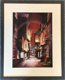 Silent Night, The Shambles by Mark Braithwaite framed 