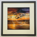 Silent Shore 1 (detail) by Mark Braithwaite Framed 40x40cm