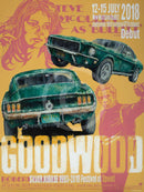 Silver Bullitt By Amanda Stratford- Goodwood Revival Limited Edition Print