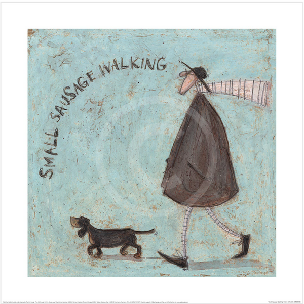Small Sausage Walking by Sam Toft