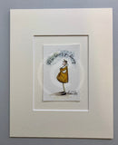 I'll Be Loving You  Always… Miniature ORIGINAL by Sam Toft