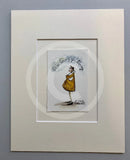 I'll Be Loving You  Always… Miniature ORIGINAL by Sam Toft
