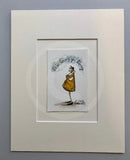 I'll Be Loving You  Always… Miniature ORIGINAL by Sam Toft