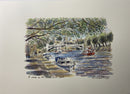 A Cruise On The River Ouse York Richard Briggs Original Watercolour
