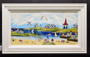 A Day At The Beach Ii (18X36) Original Painting By Rozanne Bell