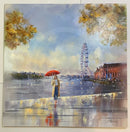 London Eye In Autumn ORIGINAL PAINTING by Joe Bowe