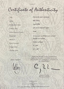 Bill Tolley Signed Limited Edition, Onwards & Upwards SECONDARY MARKET Certificate