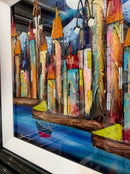 Blue Moon (18x36")  ORIGINAL PAINTING by Rozanne Bell