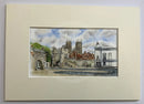 Bootham Bar - Natalja Olejnicka ORIGINAL WATERCOLOUR Miniature