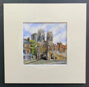 York Minster & Bootham Bar - Natalja Olejnicka ORIGINAL WATERCOLOUR