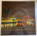 Bright City Lights ORIGINAL PAINTING by Joe Bowen
