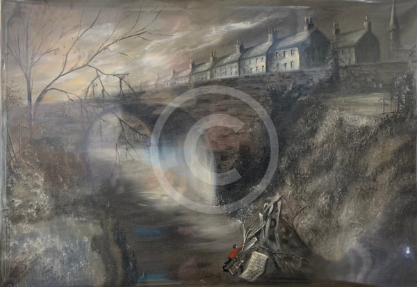 Chumping Original By Paul Heeley Original Artwork