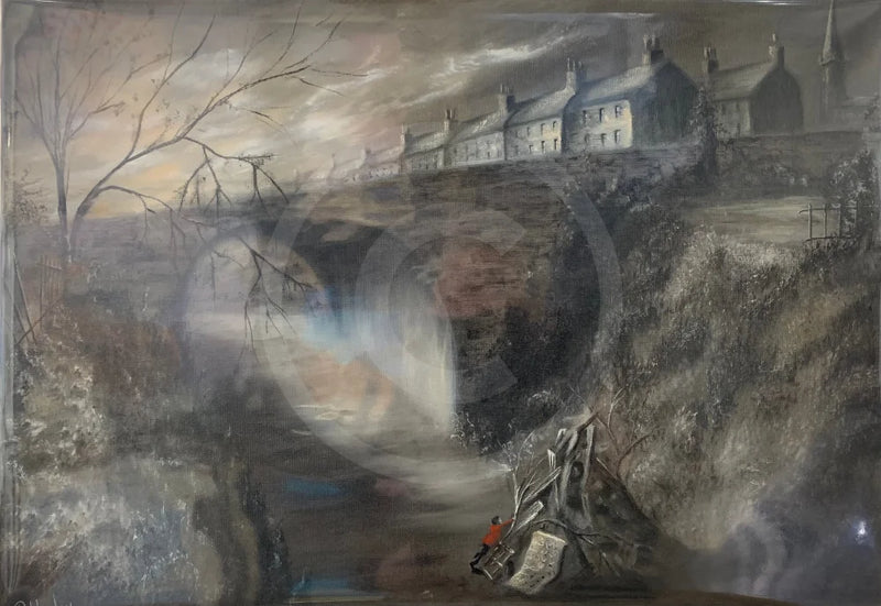 SOLD Chumping ORIGINAL by Paul Heeley with a donation to PAPYRUS