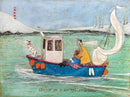 Cruising on a Winter’s Afternoon by Sam Toft - Framed Limited Edition SECONDARY MARKET