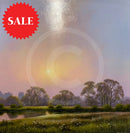Terrence Grundy Dawn Skies Reflecting (23.5 X 23.5 ) Original Painting