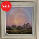Dawn Skies Reflecting  (23.5 x 23.5 ") ORIGINAL PAINTING by Terence Grundy