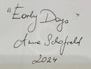 Early Days - ORIGINAL Oil Painting by Anna Schofield - titled on reverse