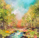 Early Sunset Light - ORIGINAL Oil Painting by Anna Schofield Original Painting