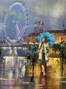London Eye Evening ORIGINAL PAINTING by Joe Bowen
