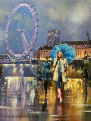 London Eye Evening ORIGINAL PAINTING by Joe Bowen