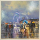 London Eye Evening ORIGINAL PAINTING by Joe Bowen