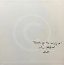 Text 'Fields of Fire and Light' by Anna Schofield 2023 titled on reverse