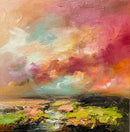 Fields of Fire and Light - ORIGINAL Oil Painting by Anna Schofield