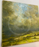 Fields of Green ORIGINAL PAINTING by Daniel Burns