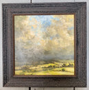 Fields of Green ORIGINAL PAINTING by Daniel Burns - framed