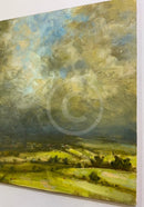 Fields of Green ORIGINAL PAINTING by Daniel Burns