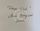 Fresh Wind - ORIGINAL Oil Painting by Anna Schofield - title detail