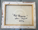 Full Presence - ORIGINAL Oil Painting on Canvas by Anna Schofield - reverse